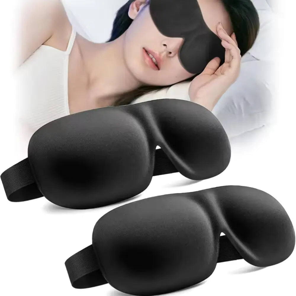 Mozy 3D Slaapmasker – Memory Foam Verduisteringsmasker voor Slaap & Reizen