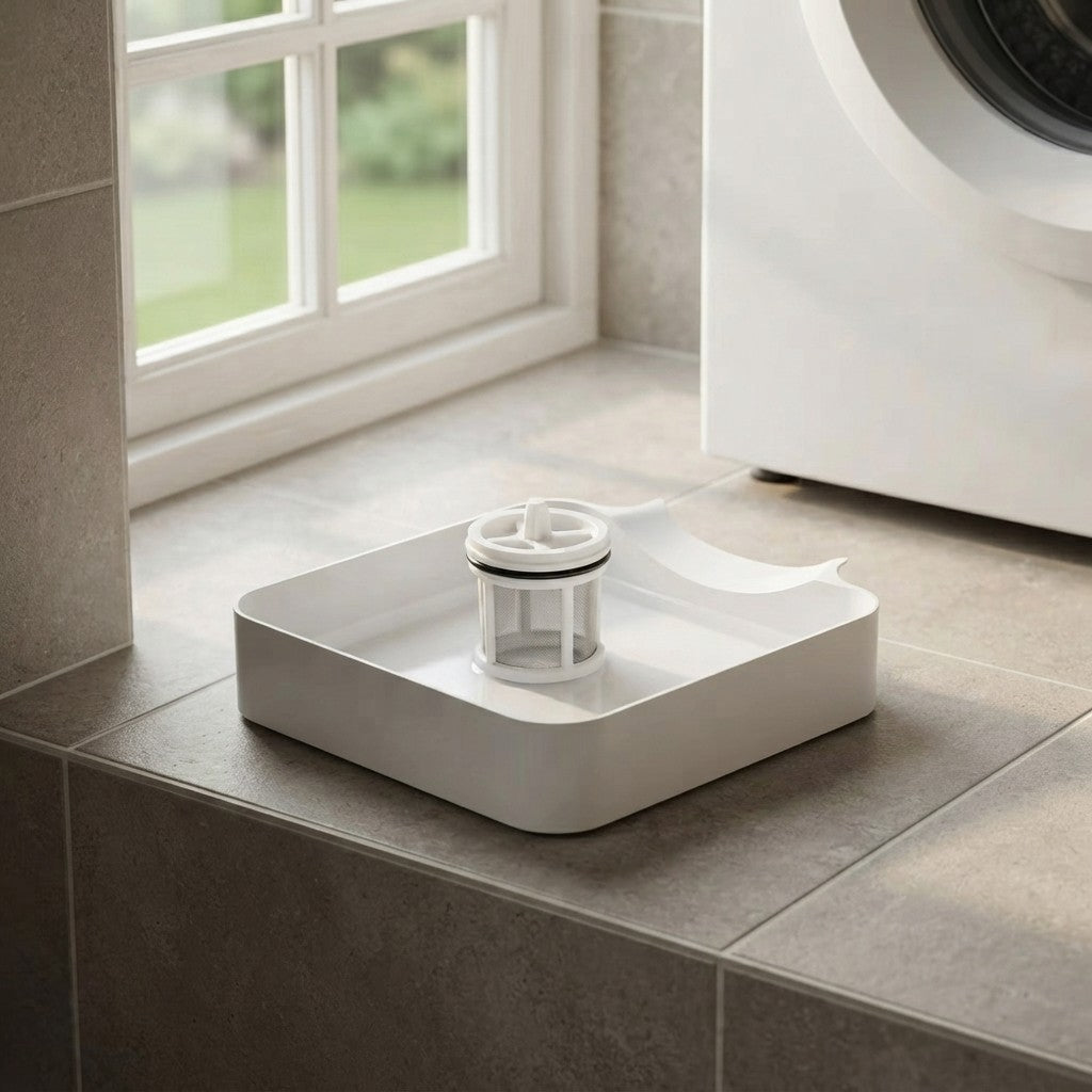 Mozy Wasmachine Lekbak met Pluisfilter