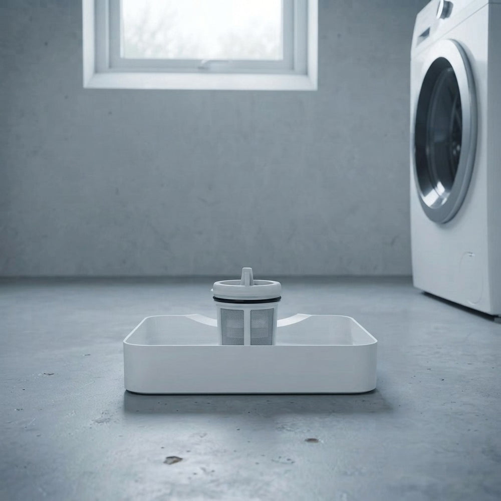 Mozy Wasmachine Lekbak met Pluisfilter